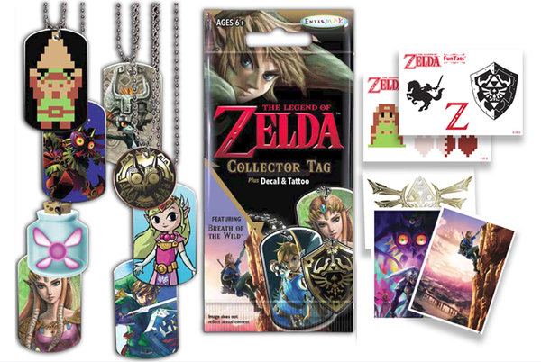 Legend of Zelda Collector Tag Fun (Kette & Tattoo)