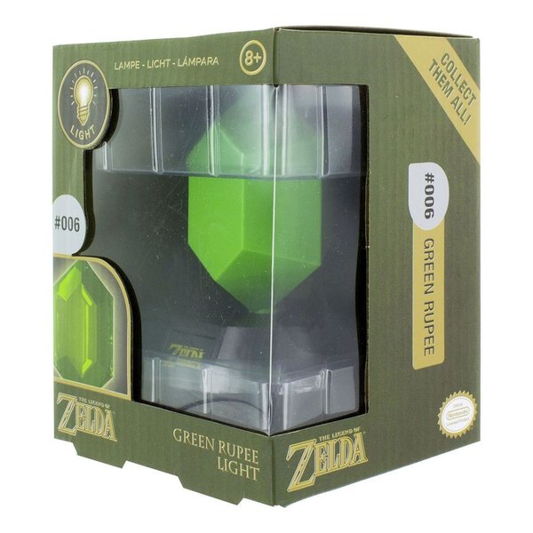 The Legend of Zelda Green Rupee 3D Leuchte Icon Light