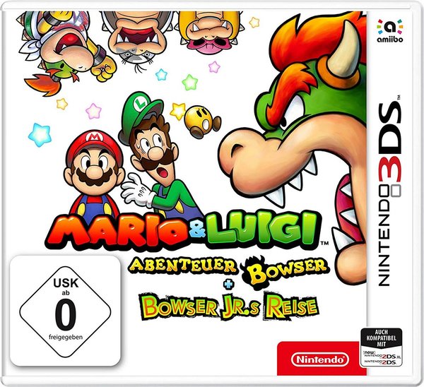Mario & Luigi: Abenteuer Bowser + Bowser Jr.s Reise - [Nintendo 3DS]