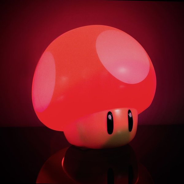 Super Mario Lampe Pilz mit Sound Nintendo