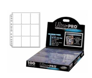 Ultra Pro - 9er Hüllen Pocket Platinum Page (100)