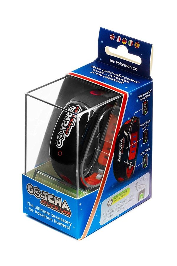 Go-Tcha Evolve 2020 LED-Touch-Armband Pokéball- Rot Edition für Pokémon Go