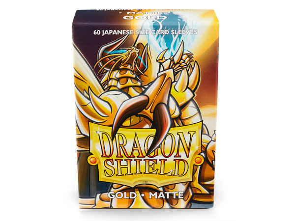 Dragon Shield Japanese Sleeves Matte GOLD (60ct)