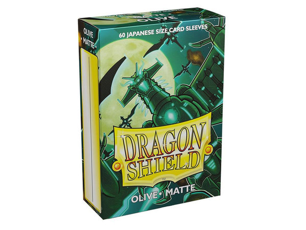 Dragon Shield Japanese Sleeves Matte OLIVE (60ct)