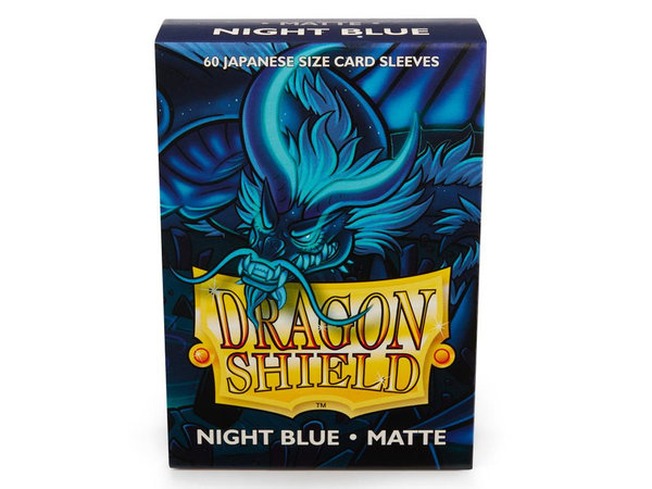 Dragon Shield Japanese Sleeves Matte NIGHT BLUE (60ct)