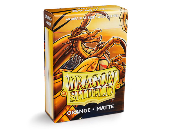 Dragon Shield Japanese Sleeves Matte ORANGE (60ct)