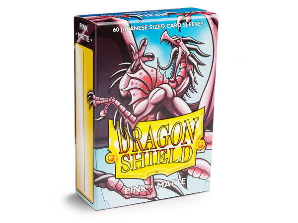 Dragon Shield Japanese Sleeves Matte PINK (60ct)