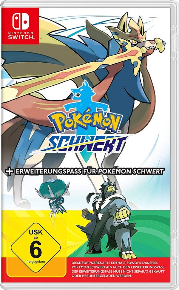 Pokemon Schwert inkl. Erweiterungspass - Nintendo Switch