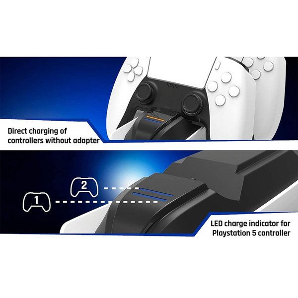 PlayStation 5 Ladestation für DualSense Controller  - weiß