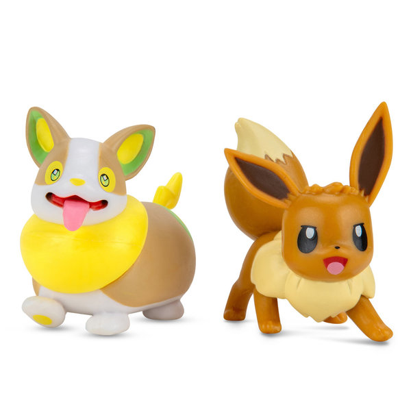 Pokémon Action Figuren (ca. 4 cm) Evoli & Voldi