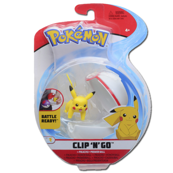 Pokémon - Clip´n Go - Pikachu &  Premierball