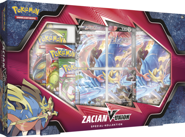 Pokémon Schwert und Schild: Zacian V Union Spezial Kollektion (deutsch)
