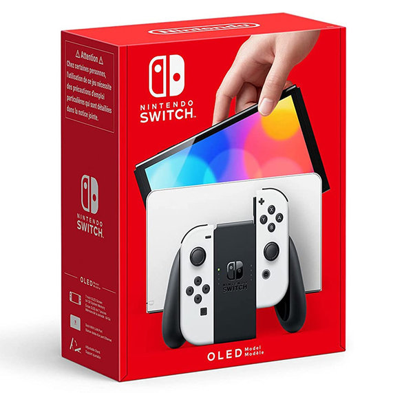 Nintendo Switch (OLED-Modell) Weiss Bundle Ring Fit Adventure