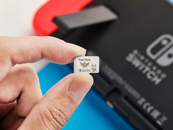 Speicherkarte für Nintendo Switch 64 GB (SanDisk microSDXC UHS-I)