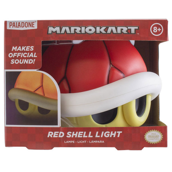 Mario Kart: Roter Panzer (Lampe mit Sound)