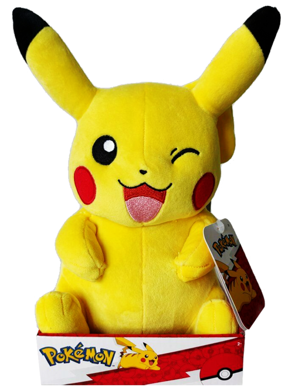 Pokémon Plüschfigur 30 cm - PIKACHU (zwinkert)