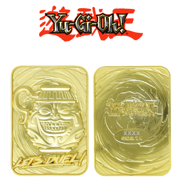 Yu-Gi-Oh! 24 Karat Gold Plated: Pot of Greed "Topf der Gier" Limited Edition