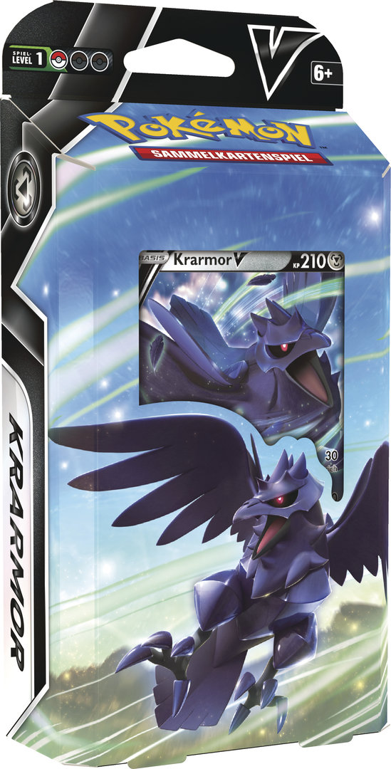 Pokémon Schwert & Schild 9: Strahlende Sterne - V-Kampfdeck Krarmor V (deutsch)