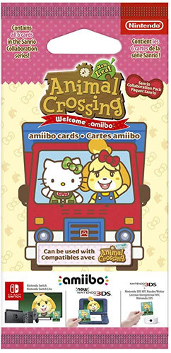 Animal Crossing: New Leaf + Sanrio amiibo-Karten 6er Pack
