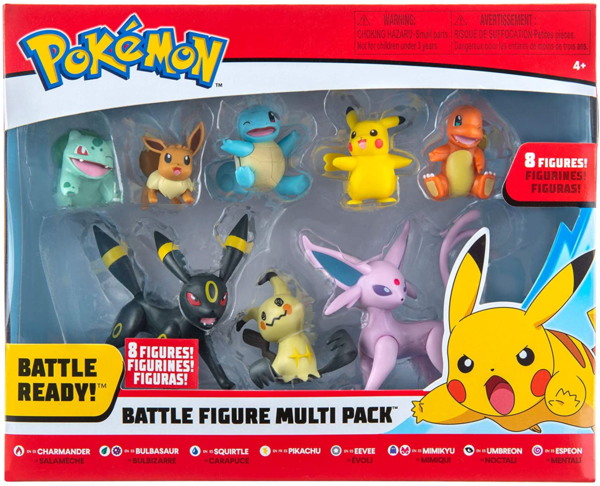 Pokémon Battle Figuren Multi Pack mit 8  Figuren