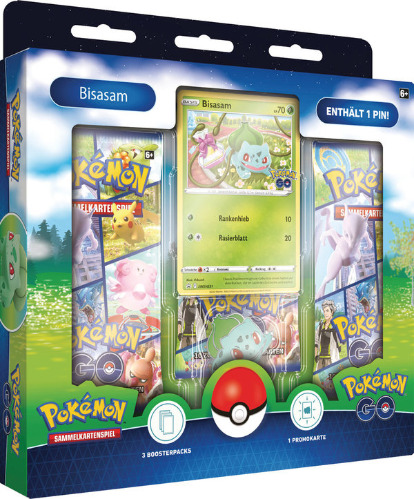 Pokémon Sammelkartenspiel: Pokémon GO Pin Kollektion #Bisasam (deutsch)