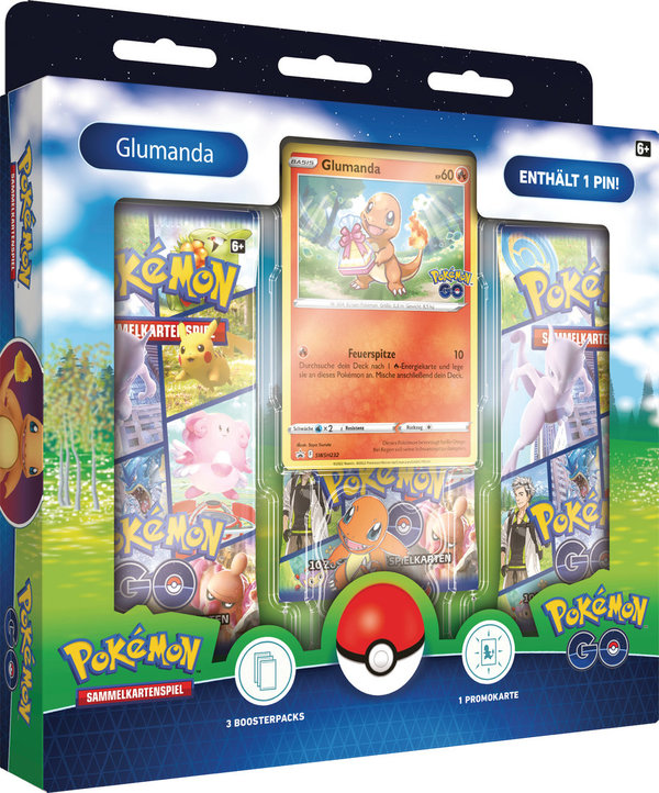 Pokémon Sammelkartenspiel: Pokémon GO Pin Kollektion #Glumanda (deutsch)