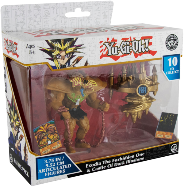 Yu-Gi-Oh Exodia Forbidden One & Castle of Dark Illus