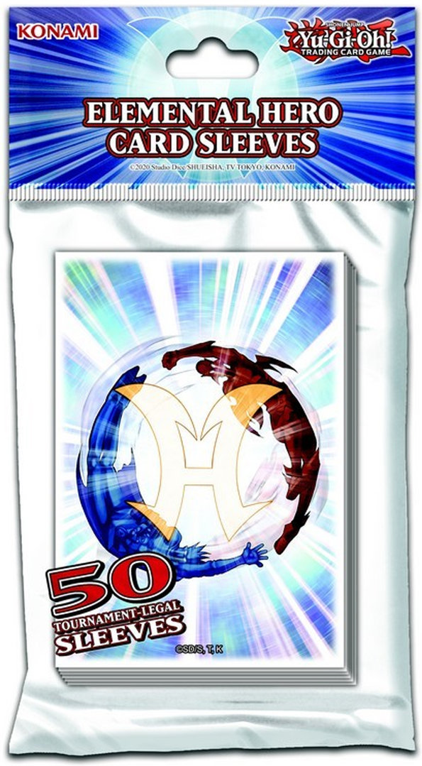 Yu-Gi-Oh! Elemental Hero Card Sleeves (50 Sleeves)