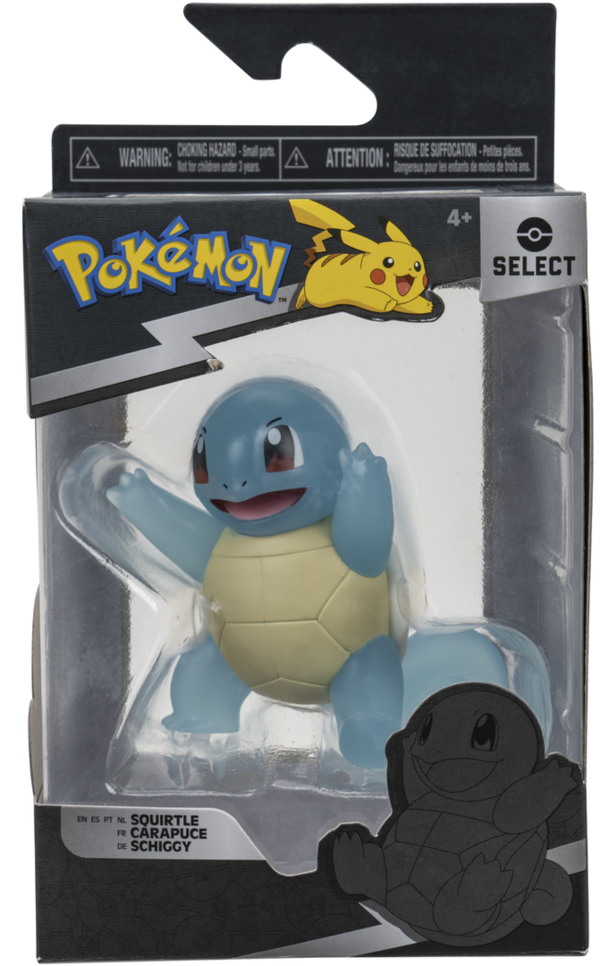 Pokémon  7,5 cm Select Figuren transparent - Schiggy