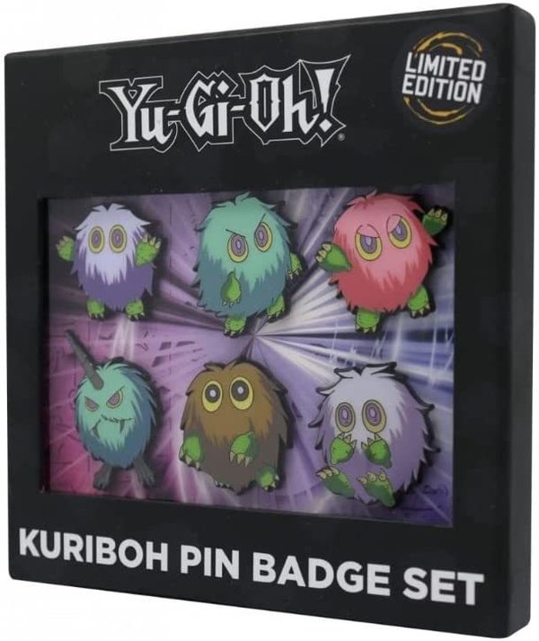 Yu-Gi-Oh! Set of 6 Limited Edition Kuriboh Pin Badges