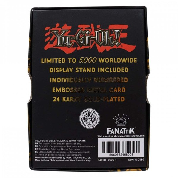 Yu-Gi-Oh! 24 Karat Gold Plated: Jinzo Limited Edition