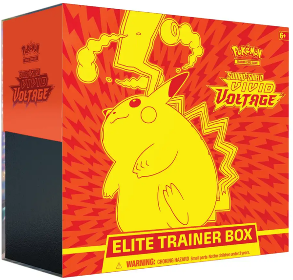 Pokémon Sword & Shield: Vivid Voltage Top Trainer Box (englisch)