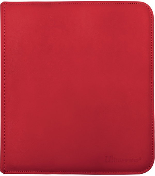 Ultra Pro 12-Pocket Zippered PRO-Binder - Red