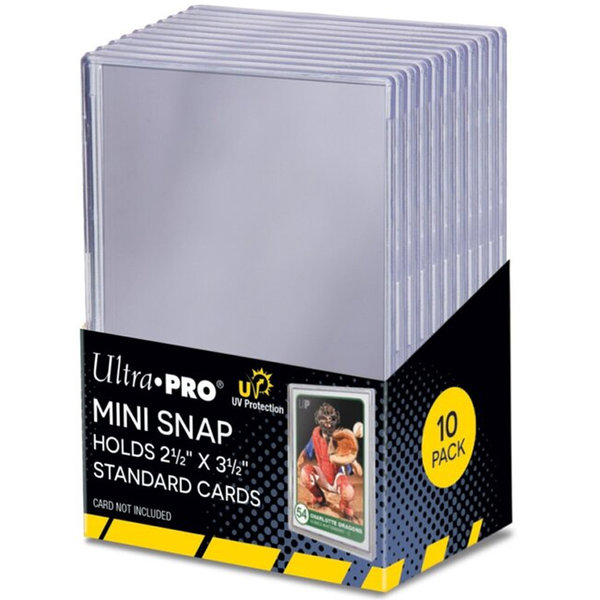 Ultra Pro UV Mini Snap Card Holder (10ct Pack)