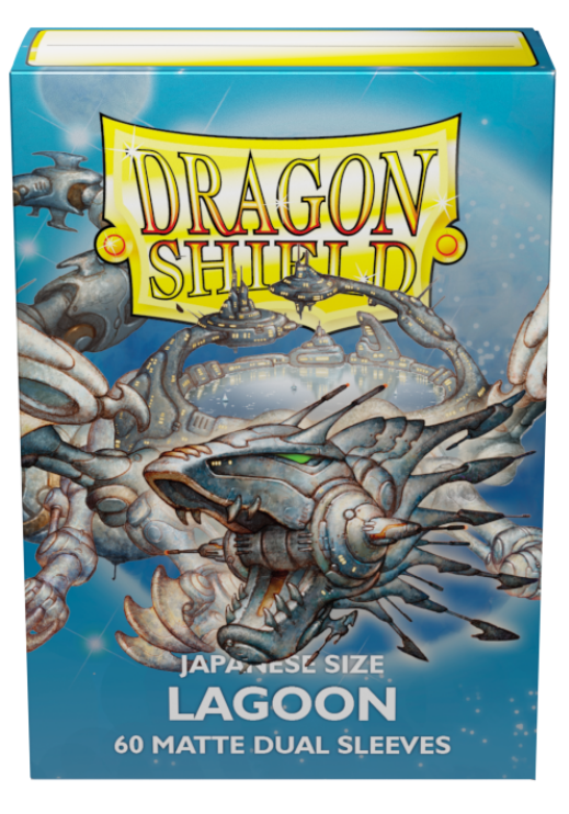 Dragon Shield Lagoon - Matte Dual Sleeves - Japanese Size (60ct)