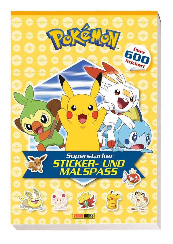 Pokémon: Superstarker Sticker- und Malspaß: über 600 Sticker