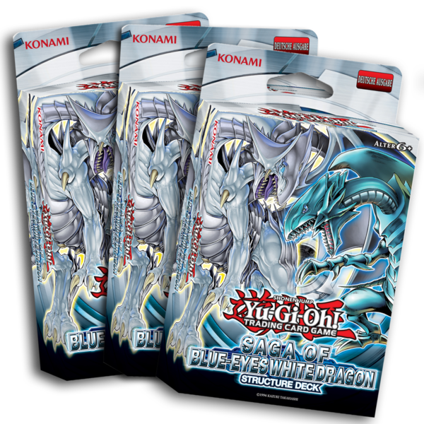Yu-Gi-Oh! Saga Blue Eyes White Dragon Reprint Deck PlaySet (deutsch)