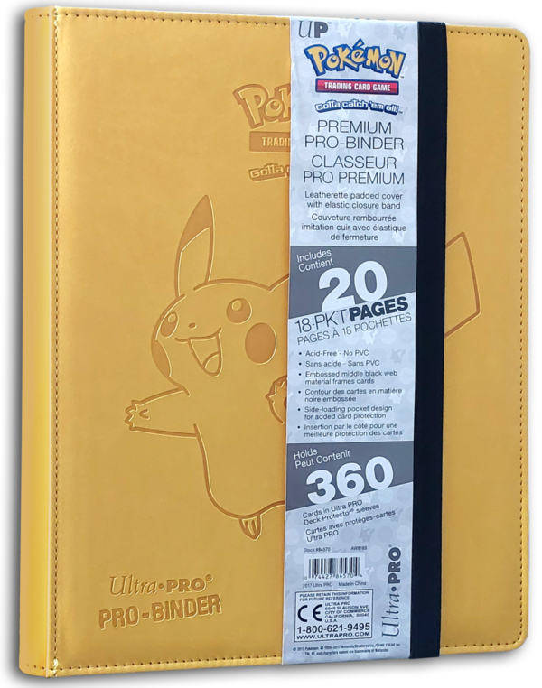 Pokémon Pikachu Premium  9-Pocket PRO-Binder