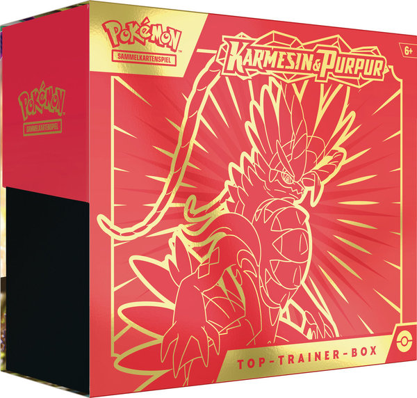 Pokémon KP01: Karmesin und Pokémon Purpur Top Trainer Box Koraidon (deutsch)