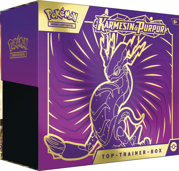 Pokémon KP01: Karmesin und Pokémon Purpur Top Trainer Box Miraidon (deutsch)