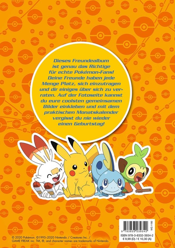 Pokémon: Meine Freunde: Freundebuch