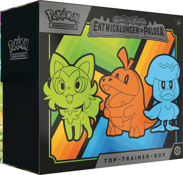 Pokémon KP02: Entwicklungen in Paldea Top-Trainer-Box (deutsch)