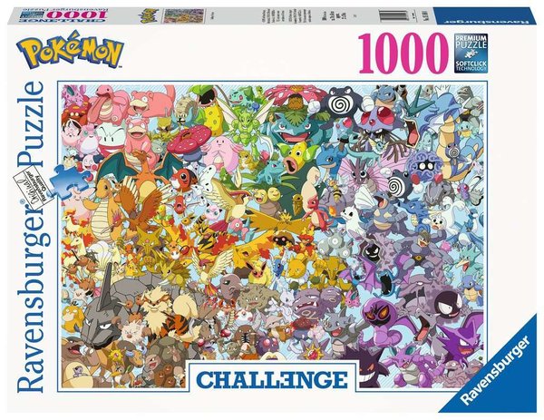 Pokémon Puzzle Pokémon - Alle 150 Pokémon der 1. Generation 1000 Teile  (Ravensburger)