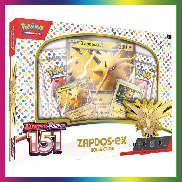 Pokémon 151 - Zapdos-ex Kollektion (deutsch) Softlaunch Oktober