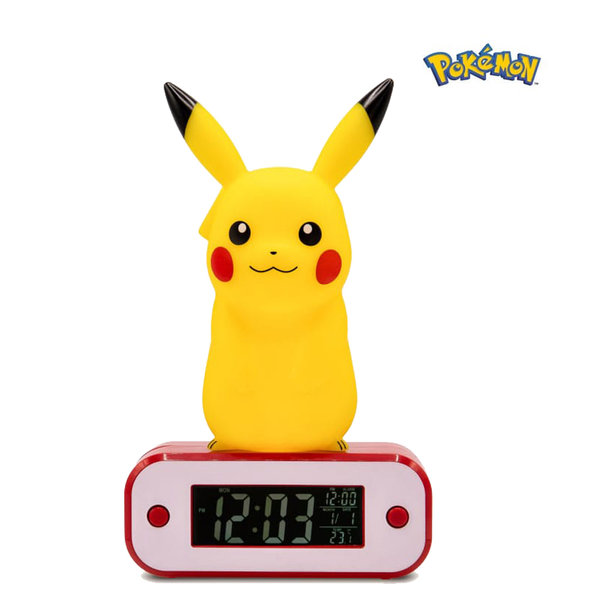 Pokémon Wecker mit Leuchtfunktion Pikachu 18 cm
