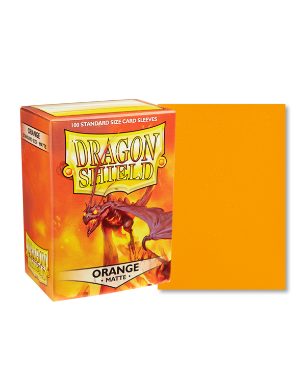 Dragon Shield Standard Sleeves: Matte Orange  (100 Stück)