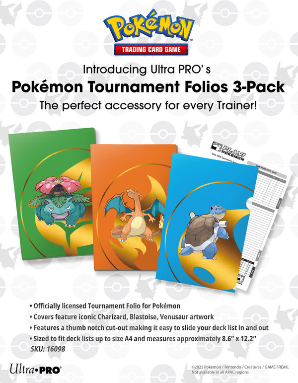 Pokemon Tournament Folios Series 1 (3)