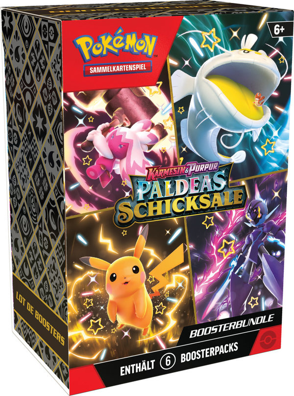 Pokémon Paldeas Schicksale - 6er Booster Bundle  (deutsch) EVT 23.02.2024